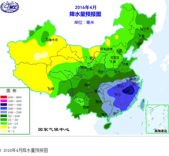 2016年4月份棉区气象条件预测及棉花播种形势分析