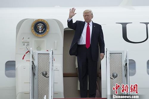 资料图片:美国总统特朗普。 <a target='_blank' href='http://www.chinanews.com/'>中新社</a>记者 廖攀 摄 点击进入下一页